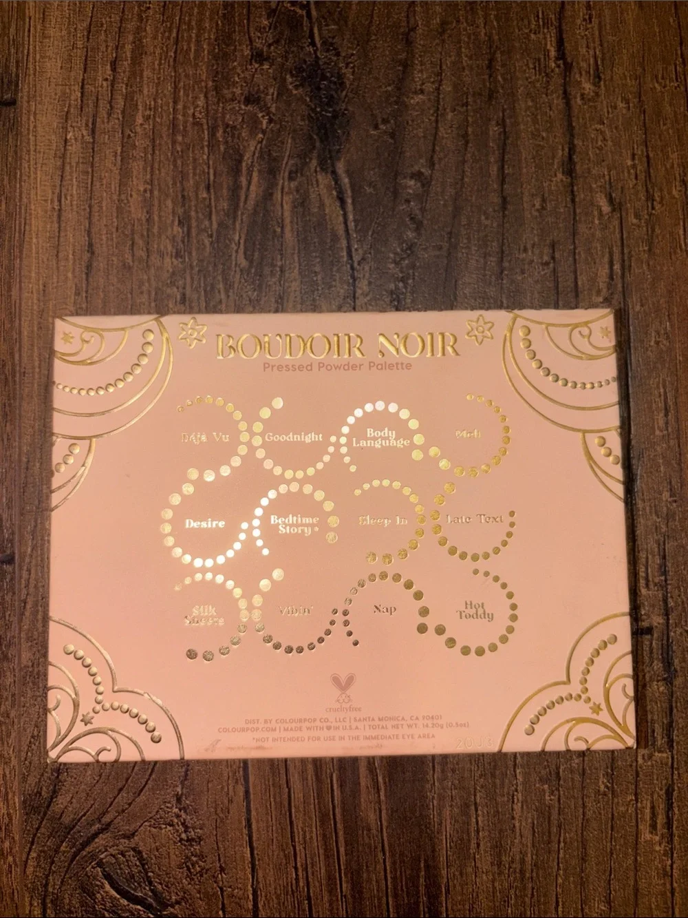 Colourpop Boudoir Noir Eyeshadow Palette